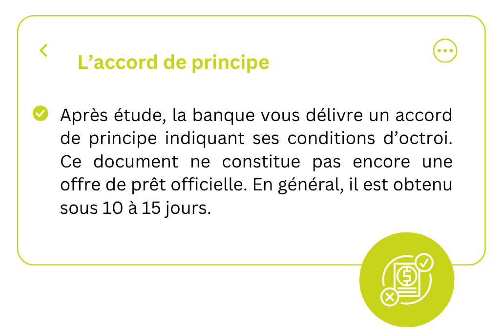 L'accord de principe