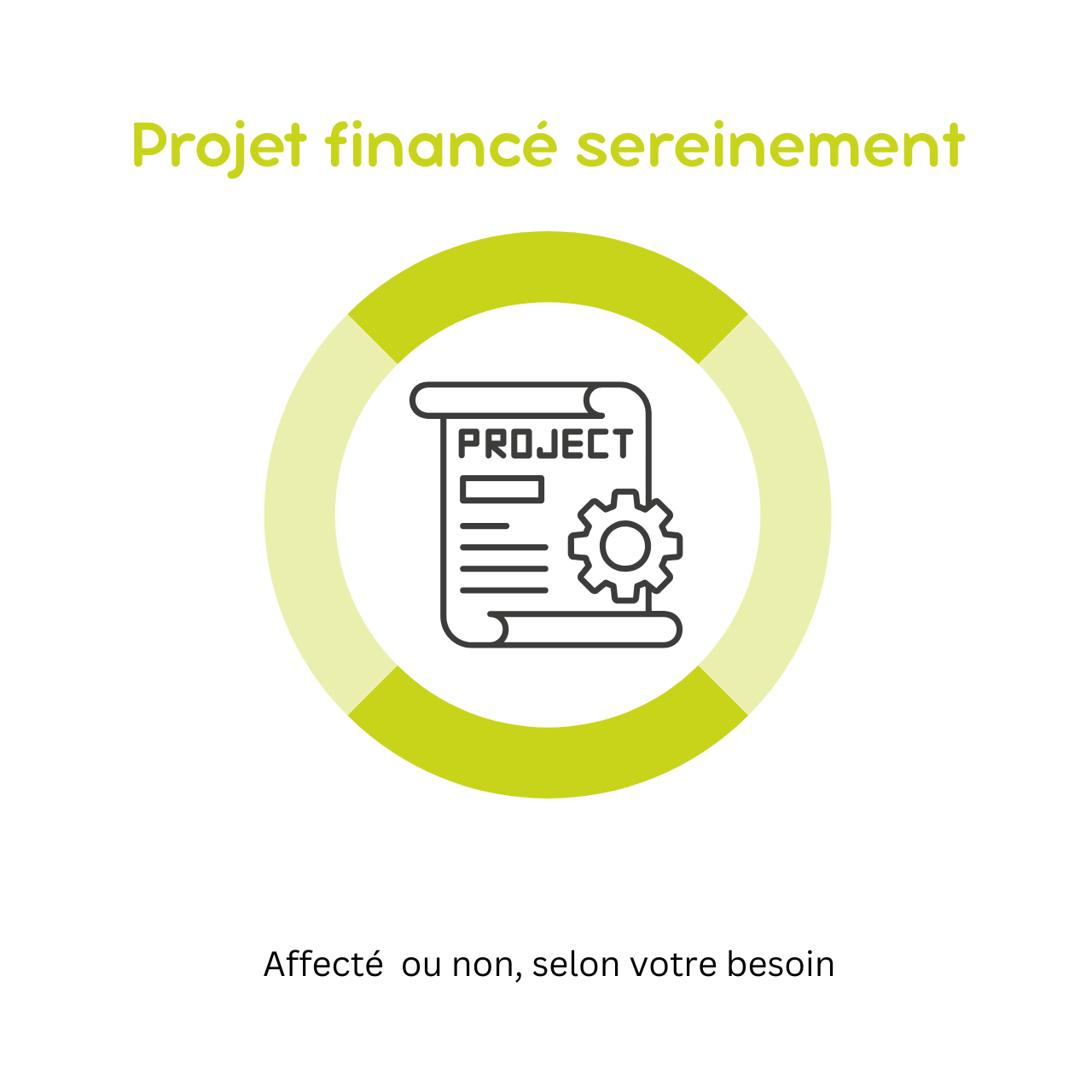 Projet financé sereinement