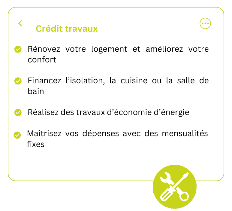 Crédit travaux