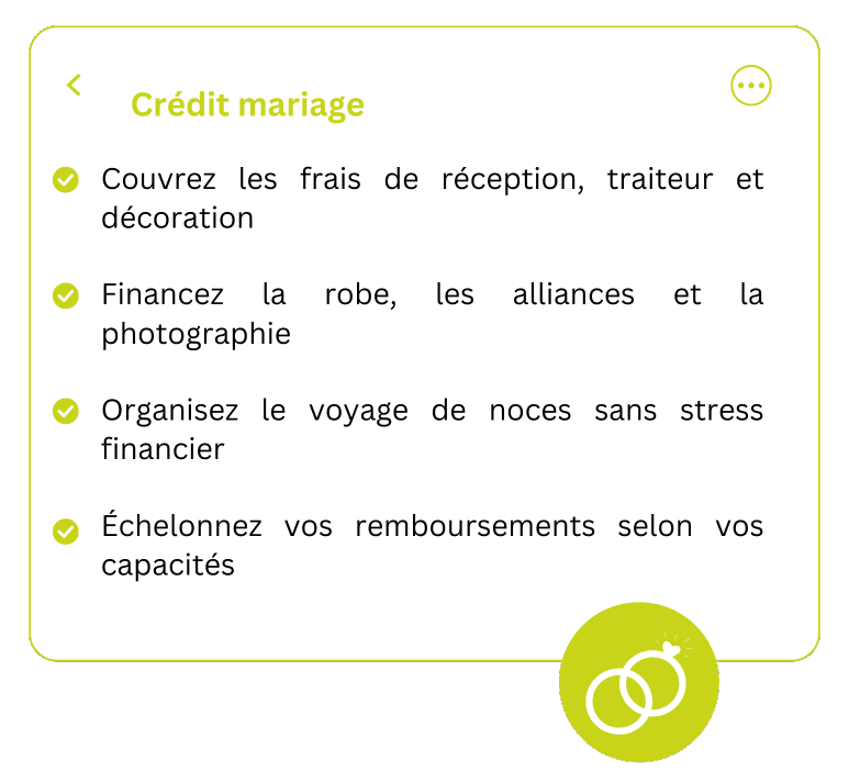 Crédit mariage