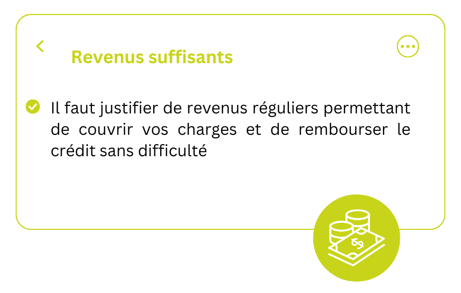 Revenus suffisants