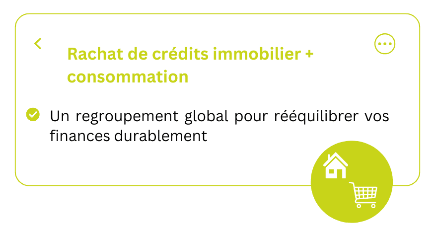 Rachat de crédits immobilier + consommation