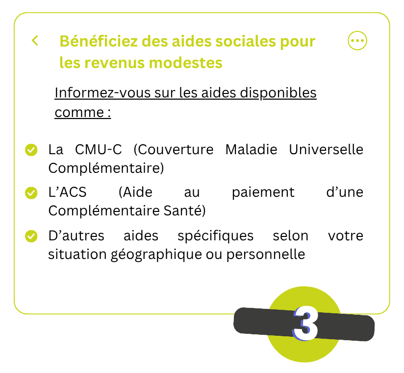 Bénéficiez des aides sociales pour les revenus modestes