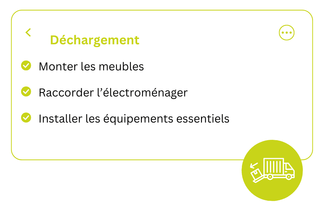 Déchargement