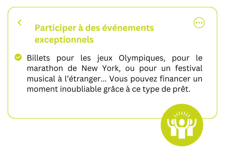 Participer à des événements exceptionnels