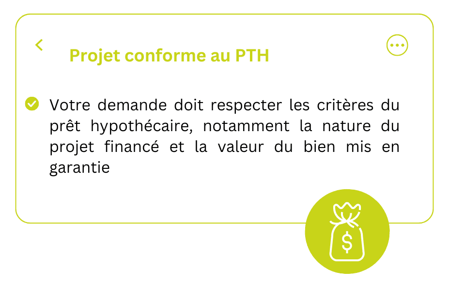 Projet conforme au PTH