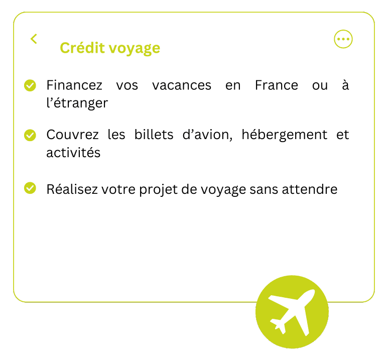 Crédit voyage