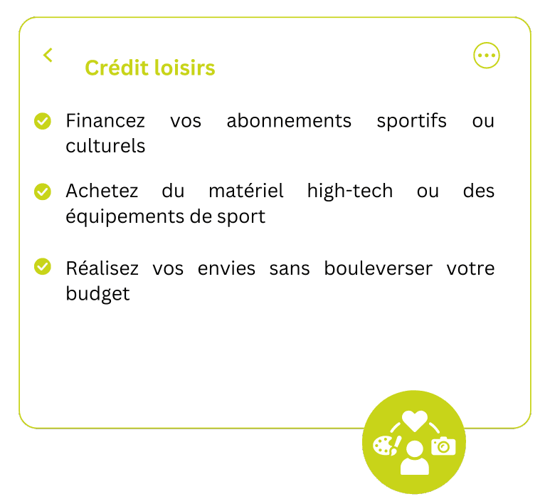 Crédit loisirs