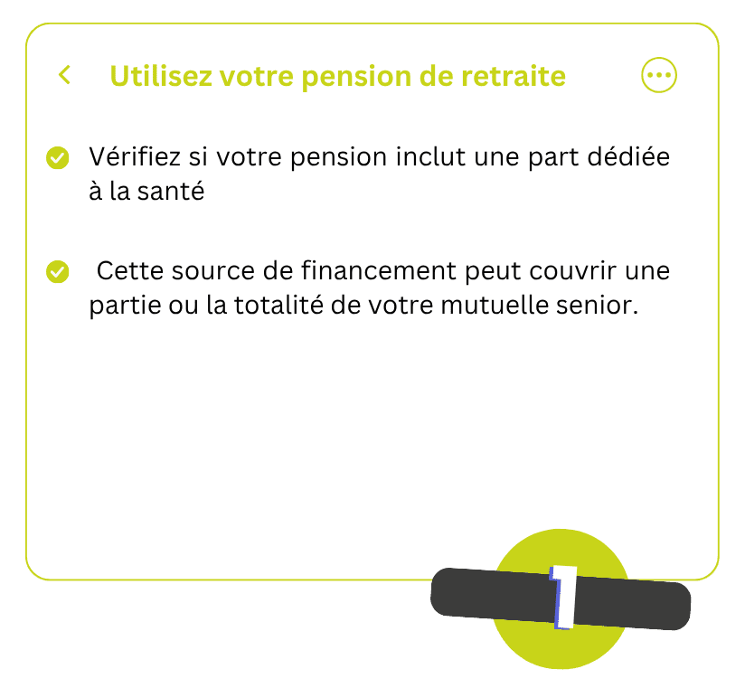 Utilisez votre pension de retraite
