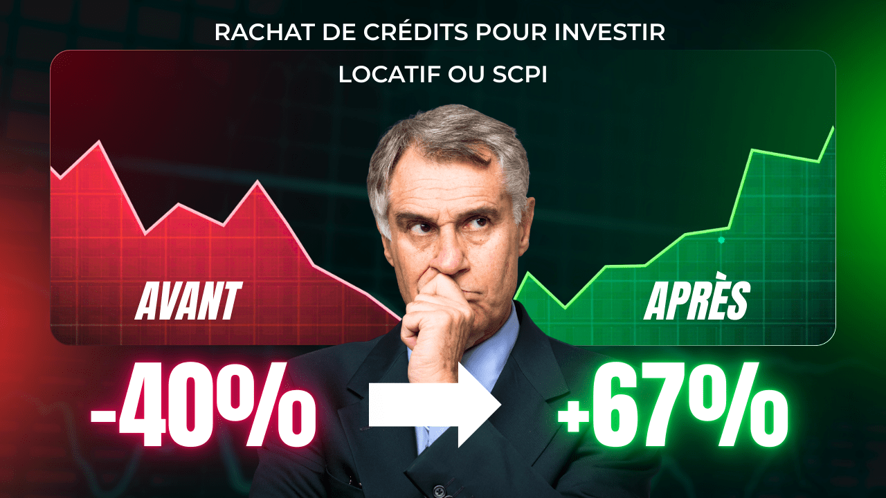 rachat de crédits pour investir locatif ou SCPI