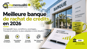 Meilleure banque de rachat de crédit en 2026